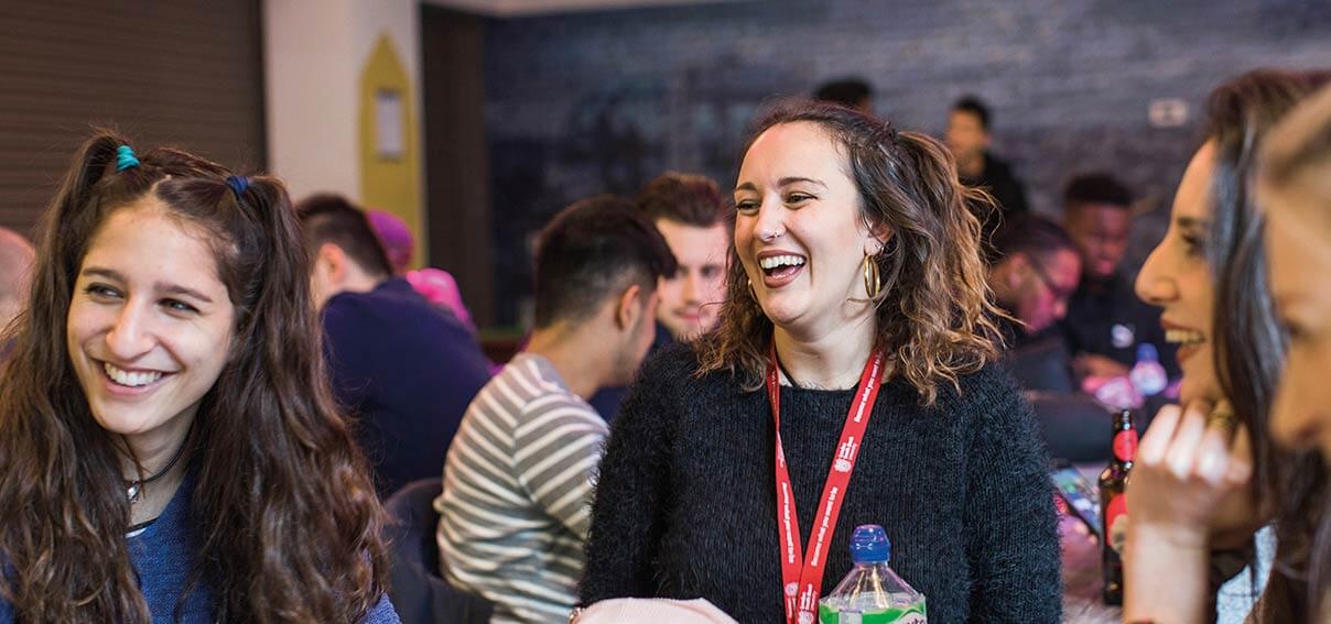 LSBU students collaborating and engaging during a session at London South Bank University