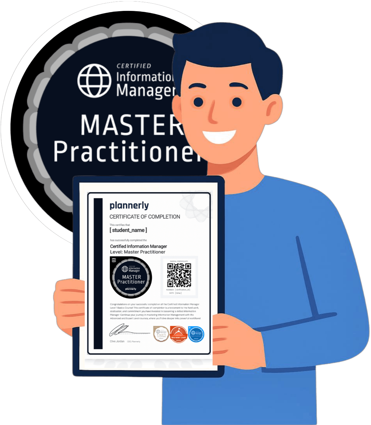 Master Practitioner holding certification