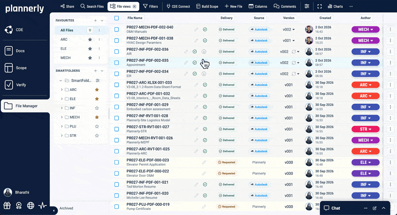 Plannerly File Manager - Connected files and automated delivery