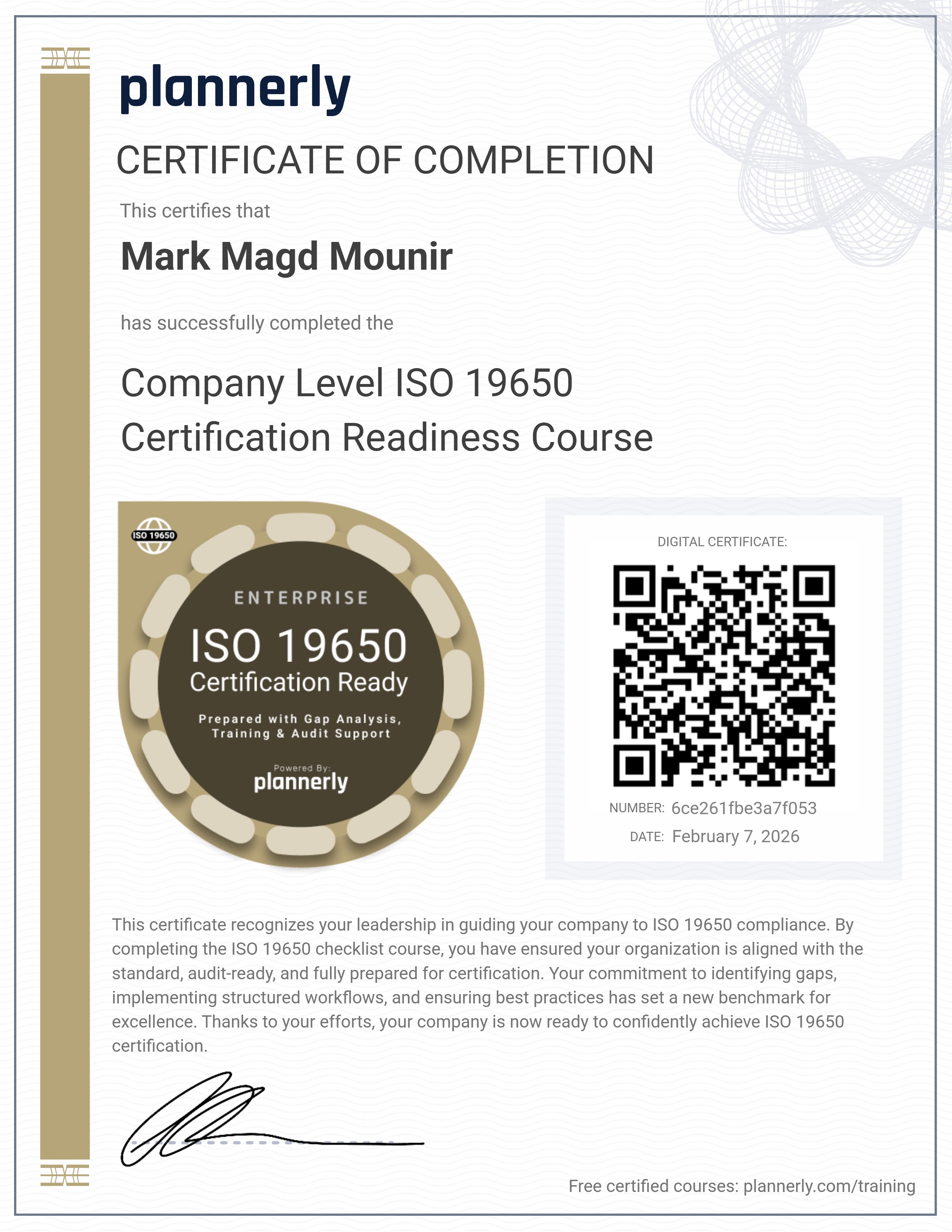 ISO 19650 Company Compliance (with Checklist)