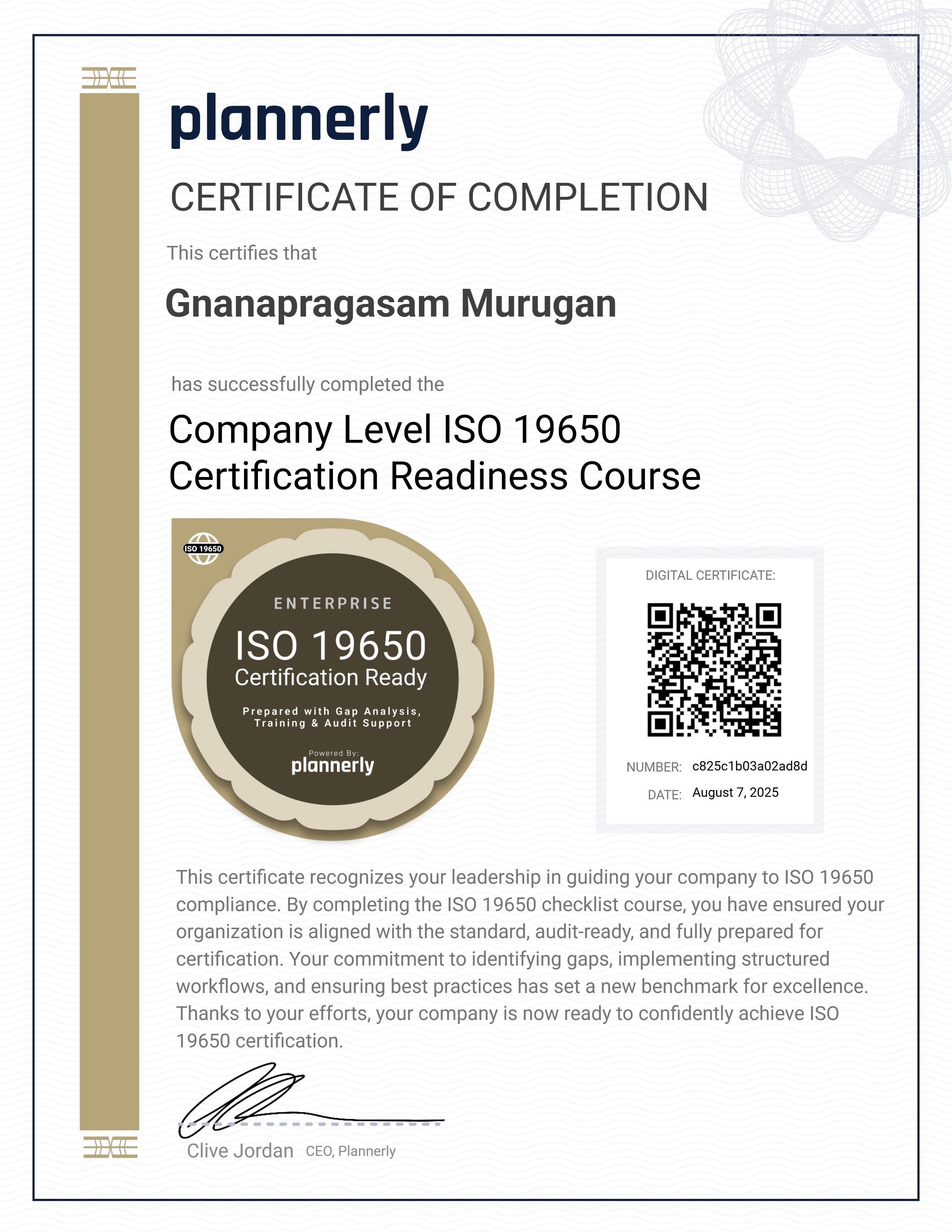 ISO 19650 Company Compliance (with Checklist)