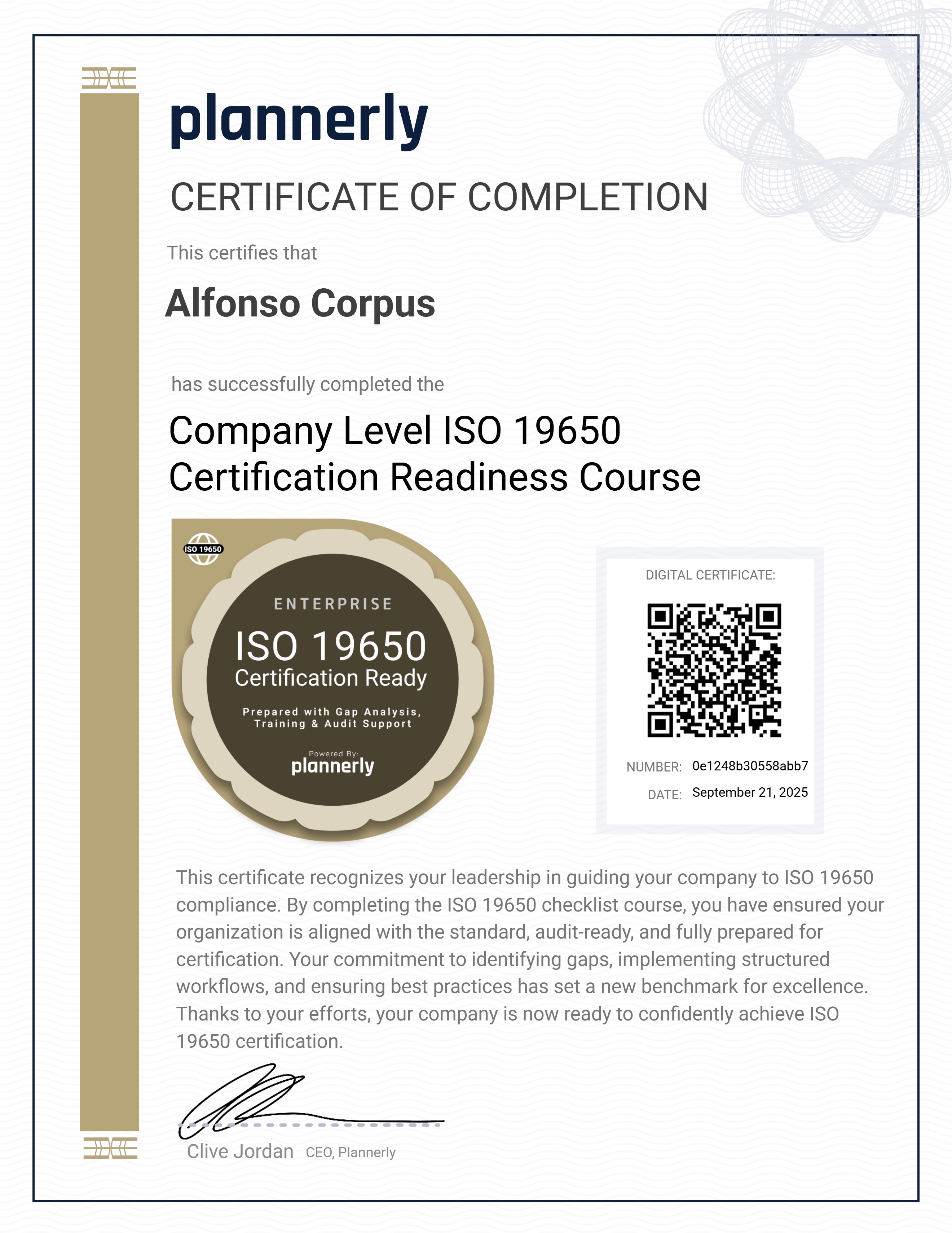 ISO 19650 Company Compliance (with Checklist)