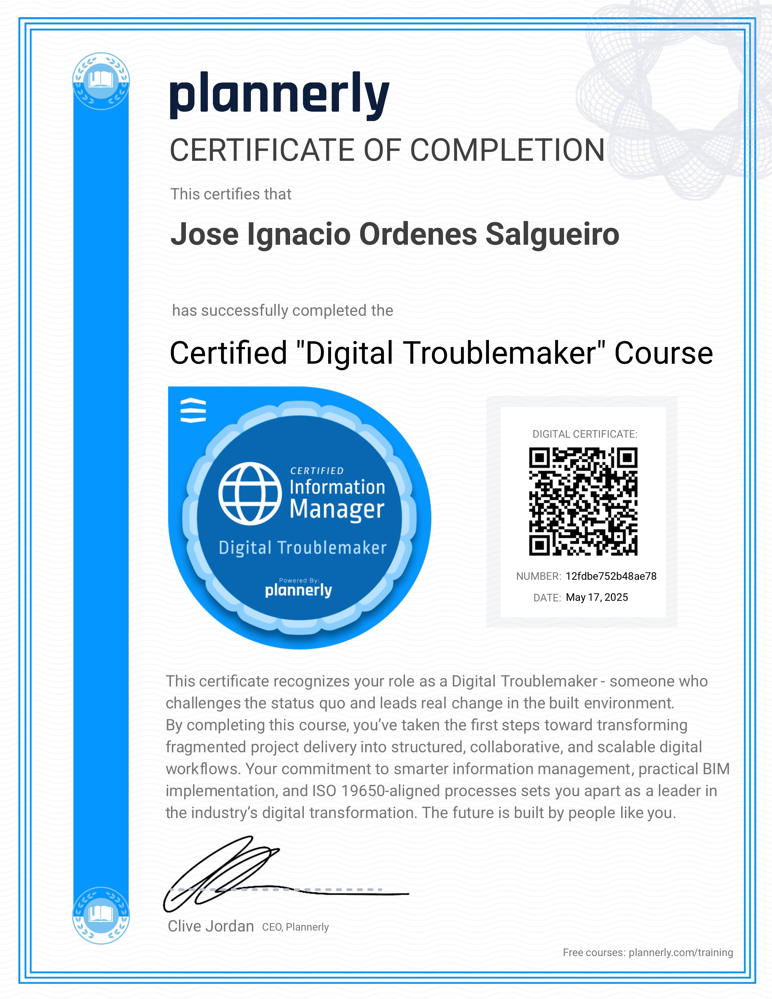 Certified "Digital Troublemaker" 😉