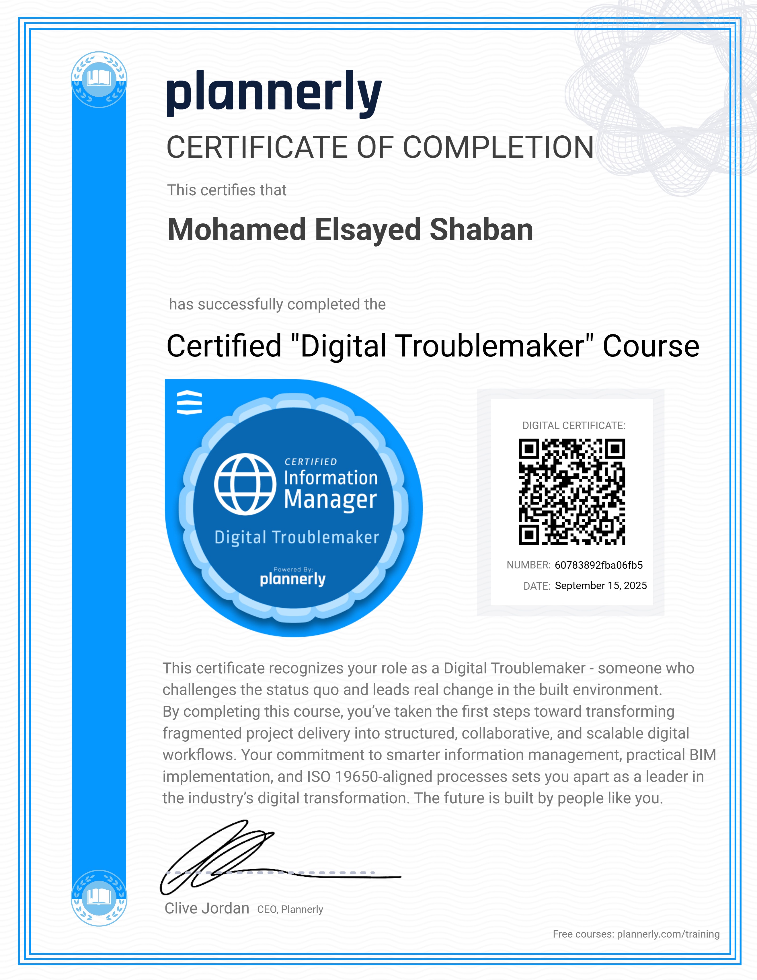 Certified "Digital Troublemaker" 😉