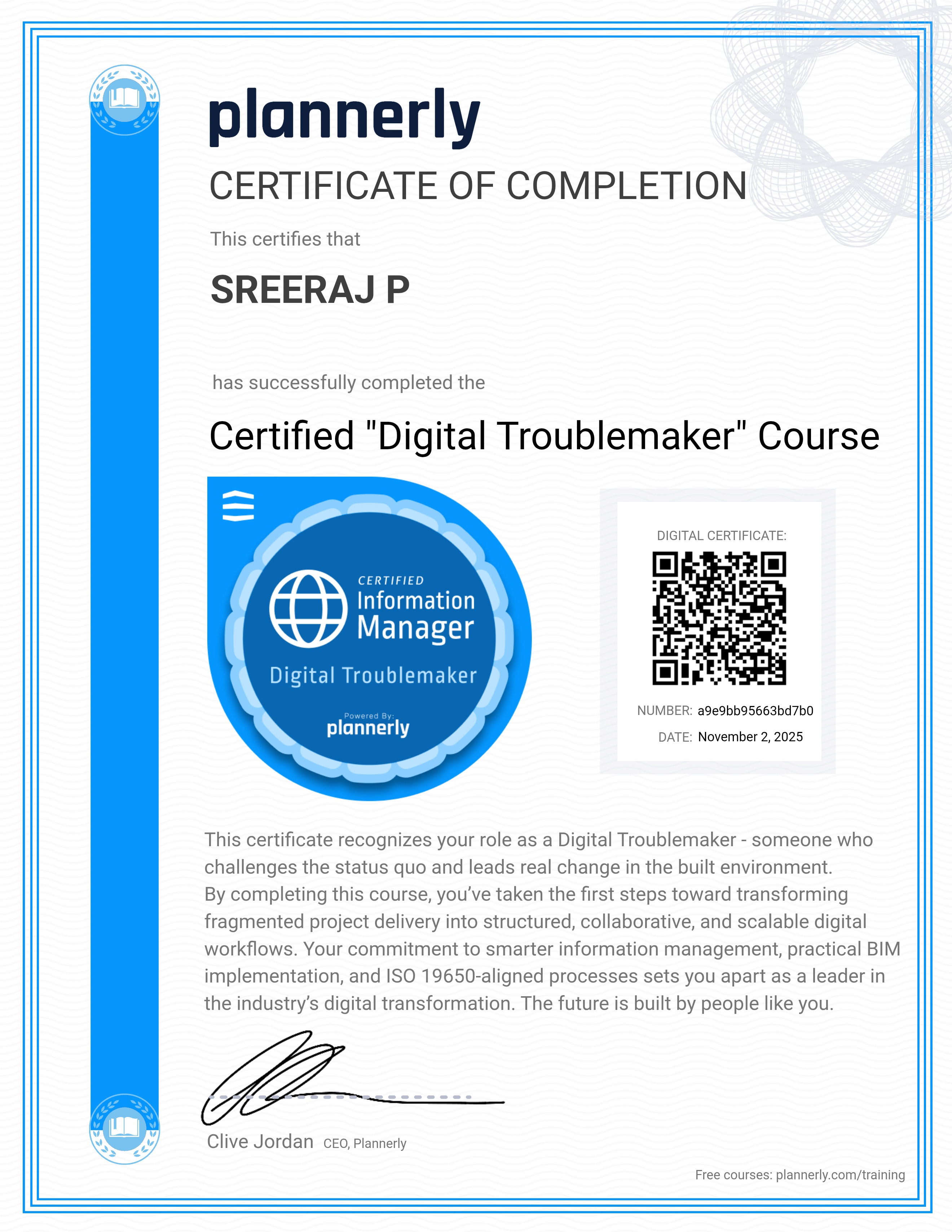 Certified "Digital Troublemaker" 😉