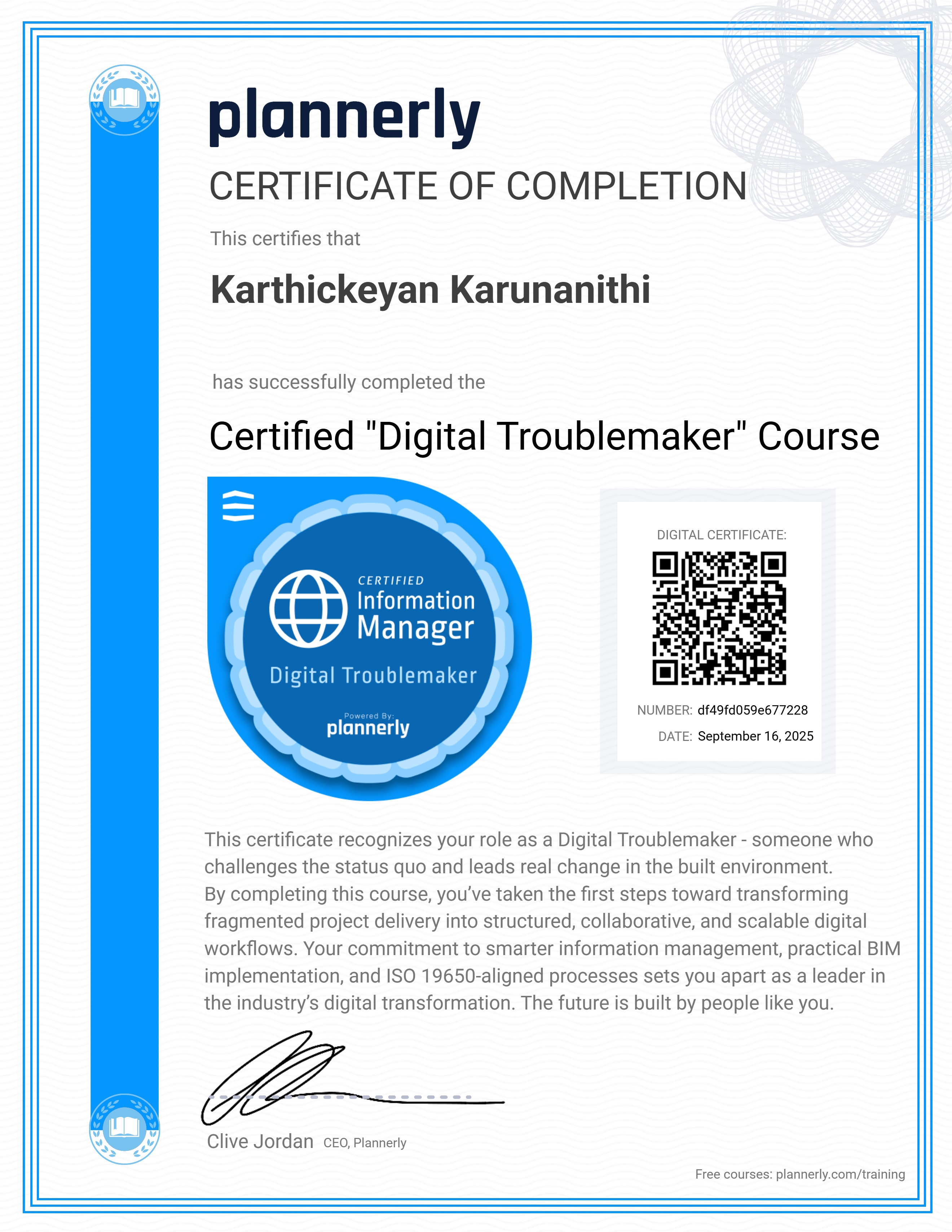 Certified "Digital Troublemaker" 😉