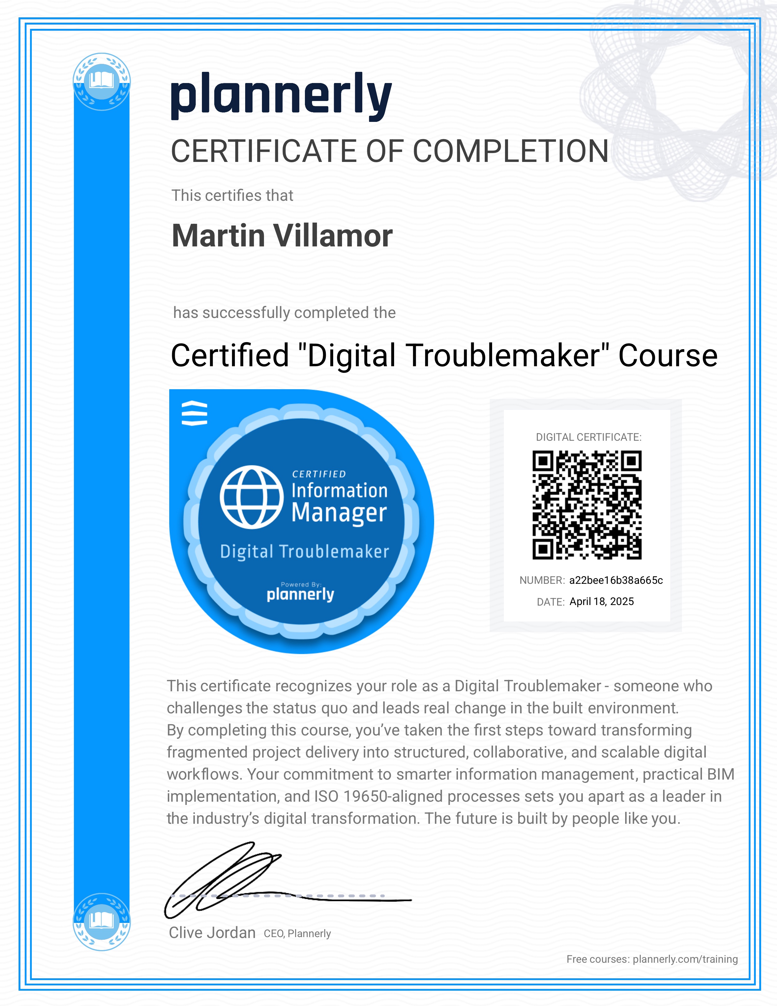 Certified "Digital Troublemaker" 😉