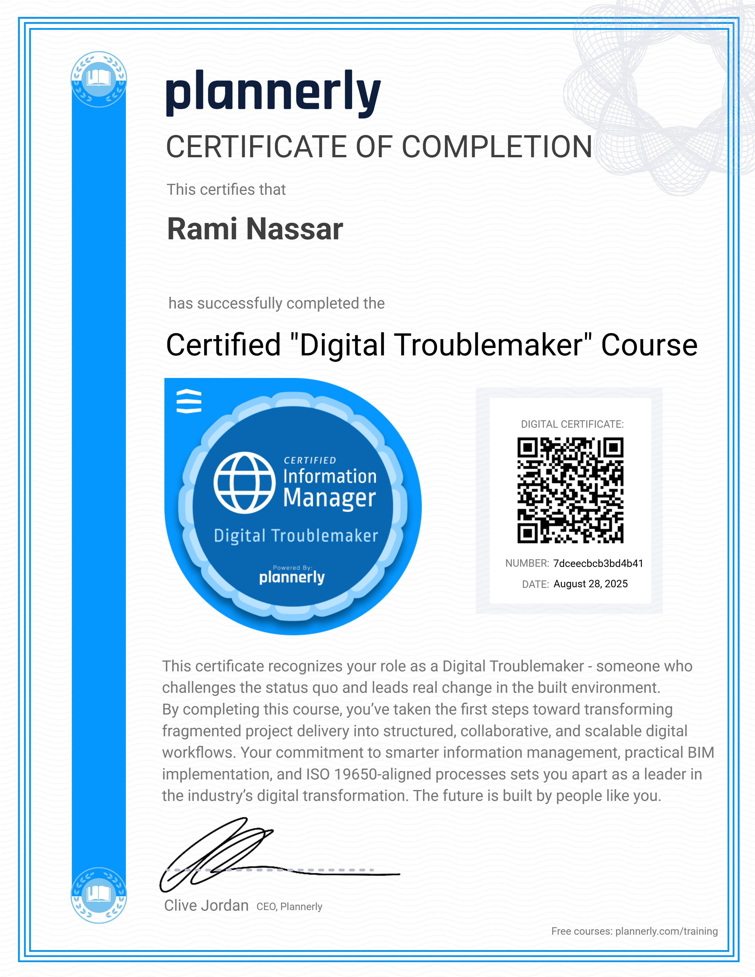 Certified "Digital Troublemaker" 😉
