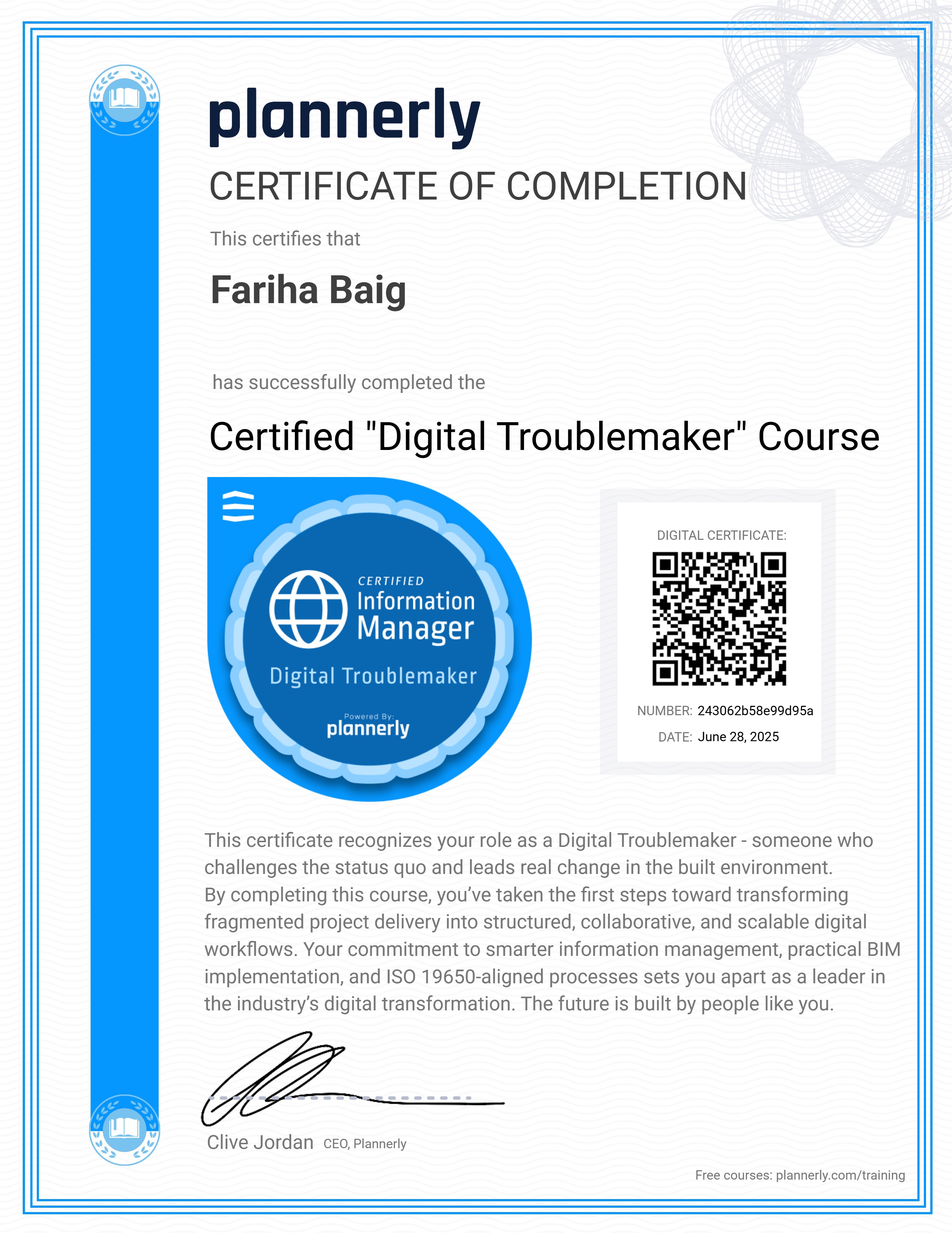 Certified "Digital Troublemaker" 😉