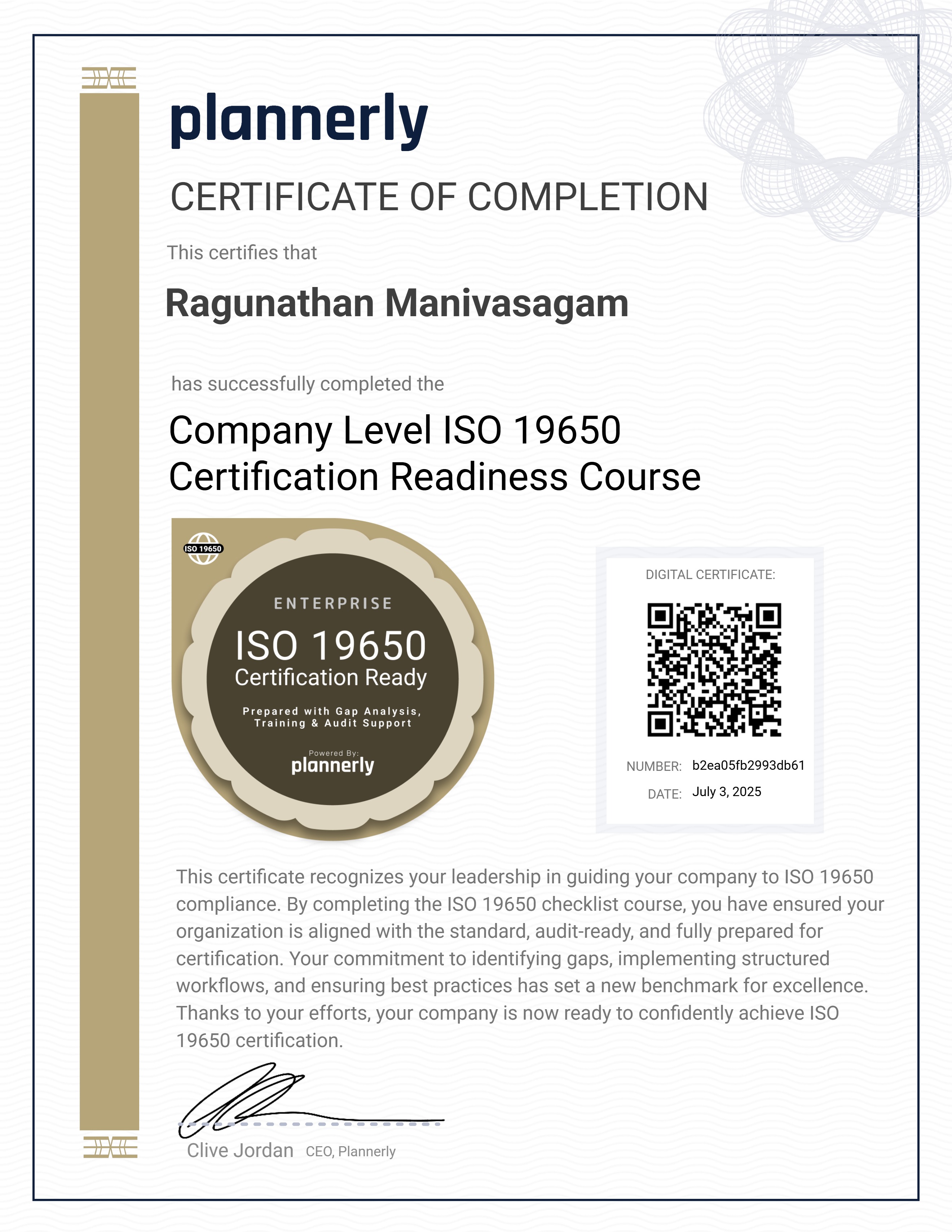 ISO 19650 Company Compliance (with Checklist)