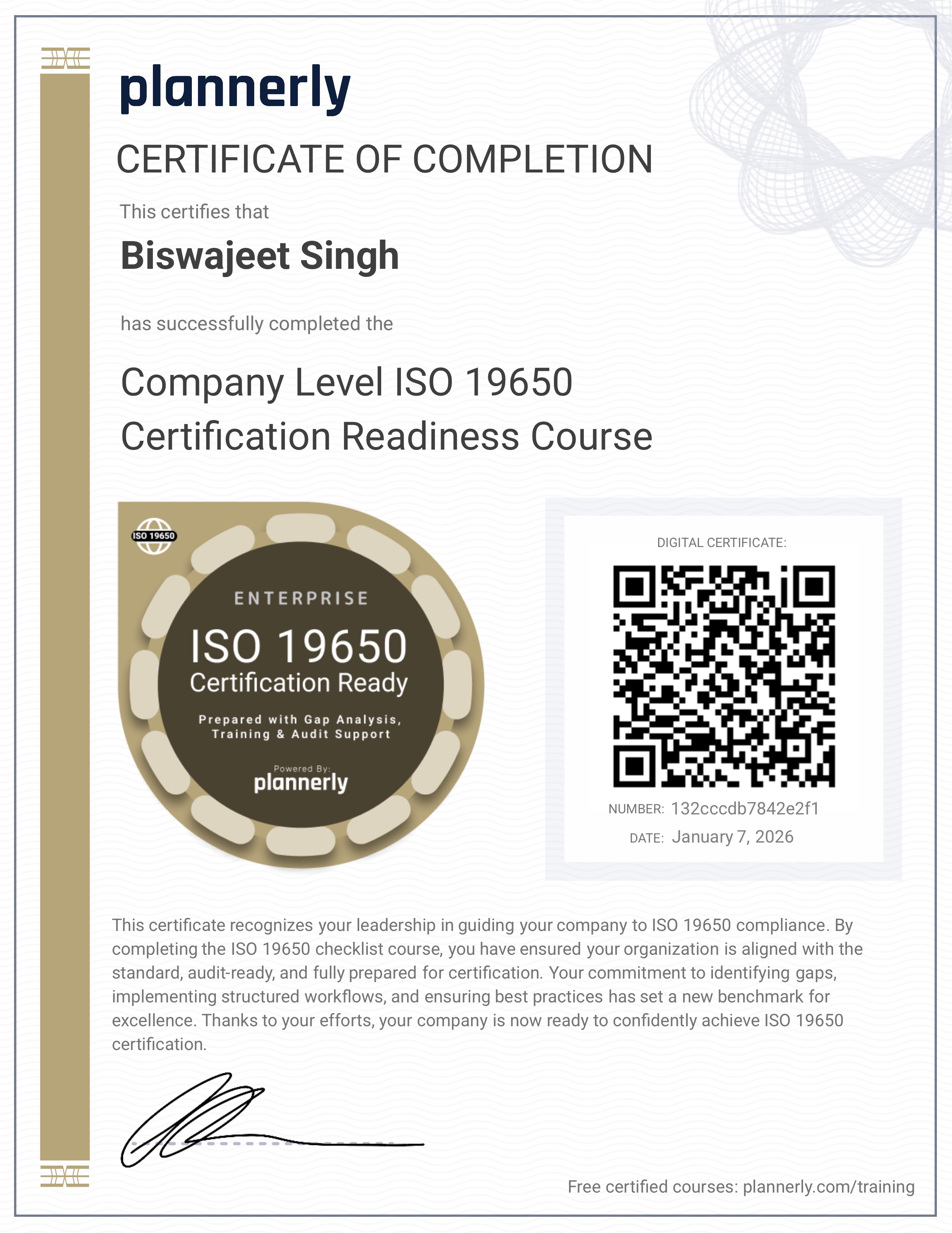 ISO 19650 Company Compliance (with Checklist)