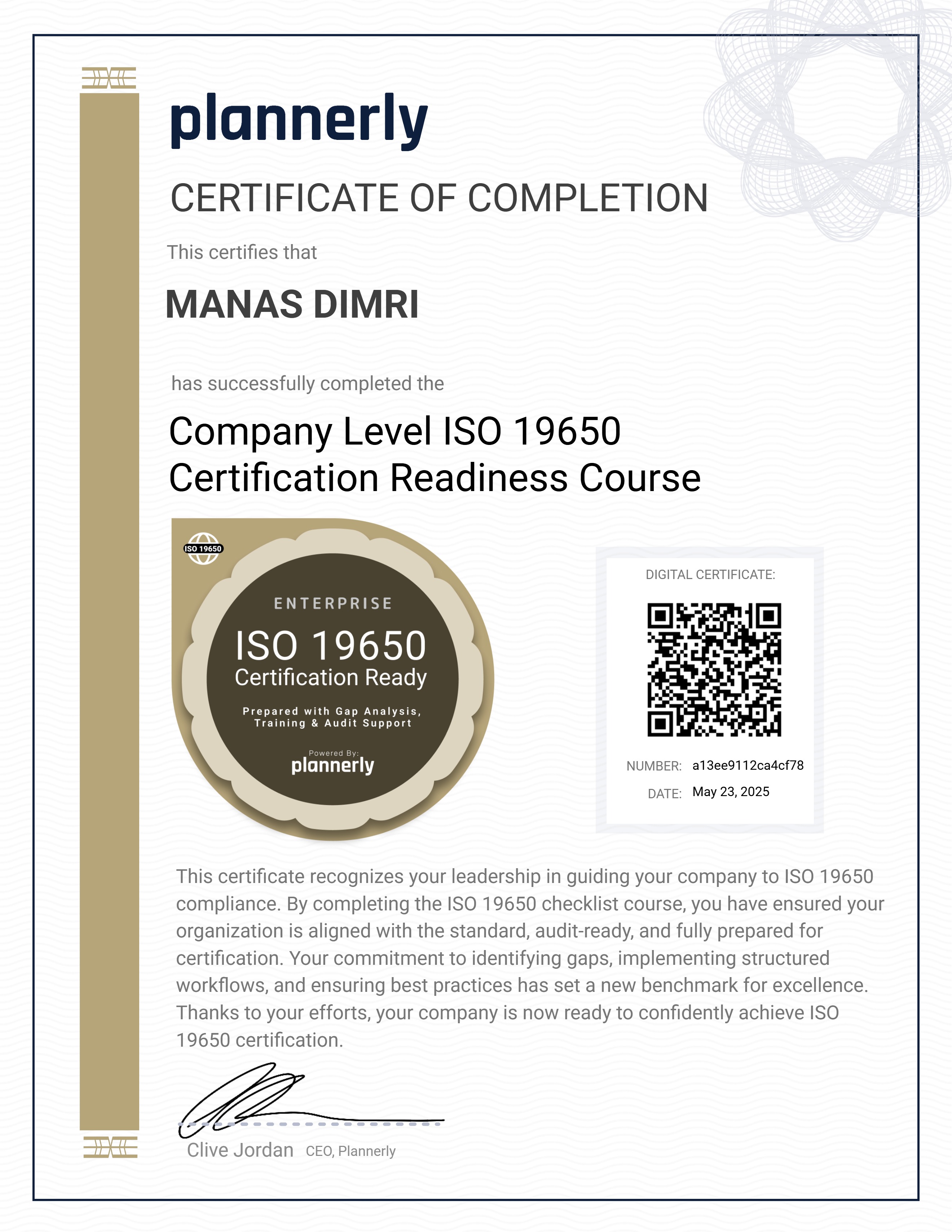 ISO 19650 Company Compliance (with Checklist)