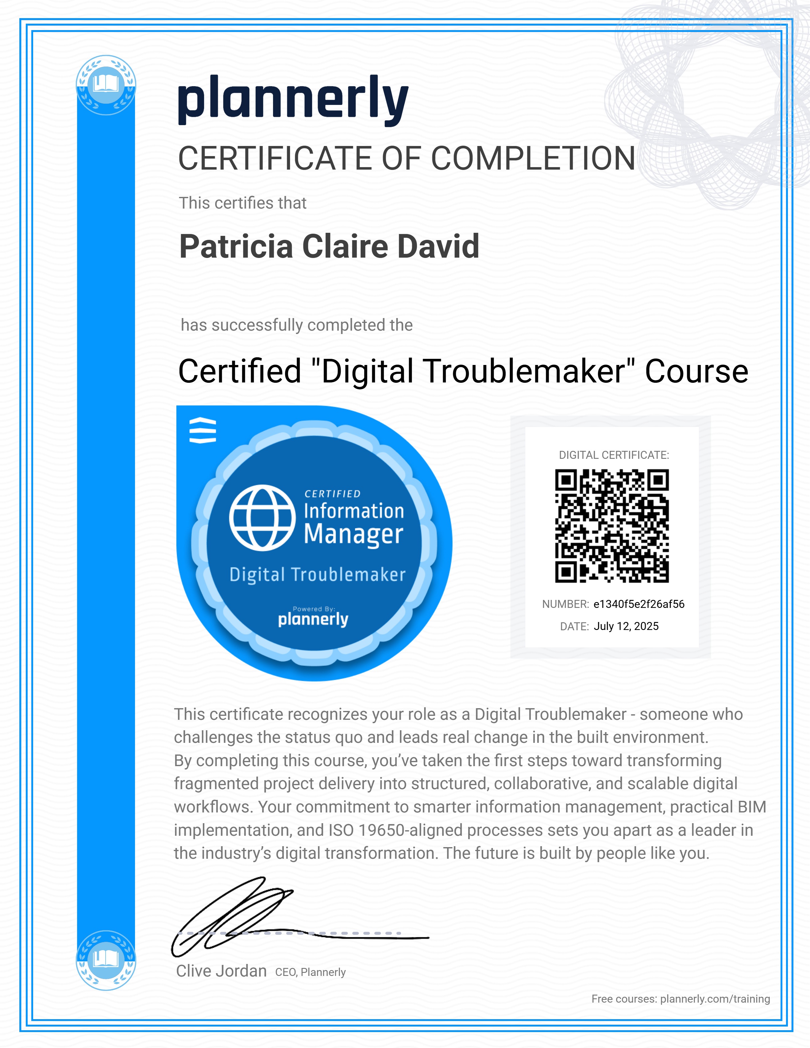 Certified "Digital Troublemaker" 😉